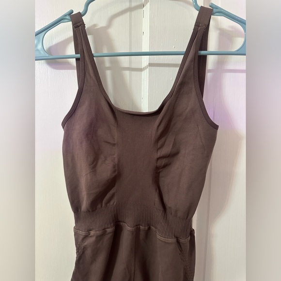 NWOT Free People Good Karma Onesie in Driftwood - Picture 7 of 11